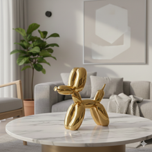 Afbeelding in Gallery-weergave laden, Luxe Glanzend Gouden Balloon Dog Beeldje - Pop Art Decoratie
