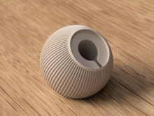 Afbeelding in Gallery-weergave laden, PureS Japandi – Ribbed MagSafe Phone Charger Stand
