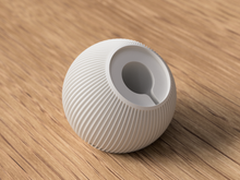 Afbeelding in Gallery-weergave laden, PureS Japandi – Ribbed MagSafe Phone Charger Stand
